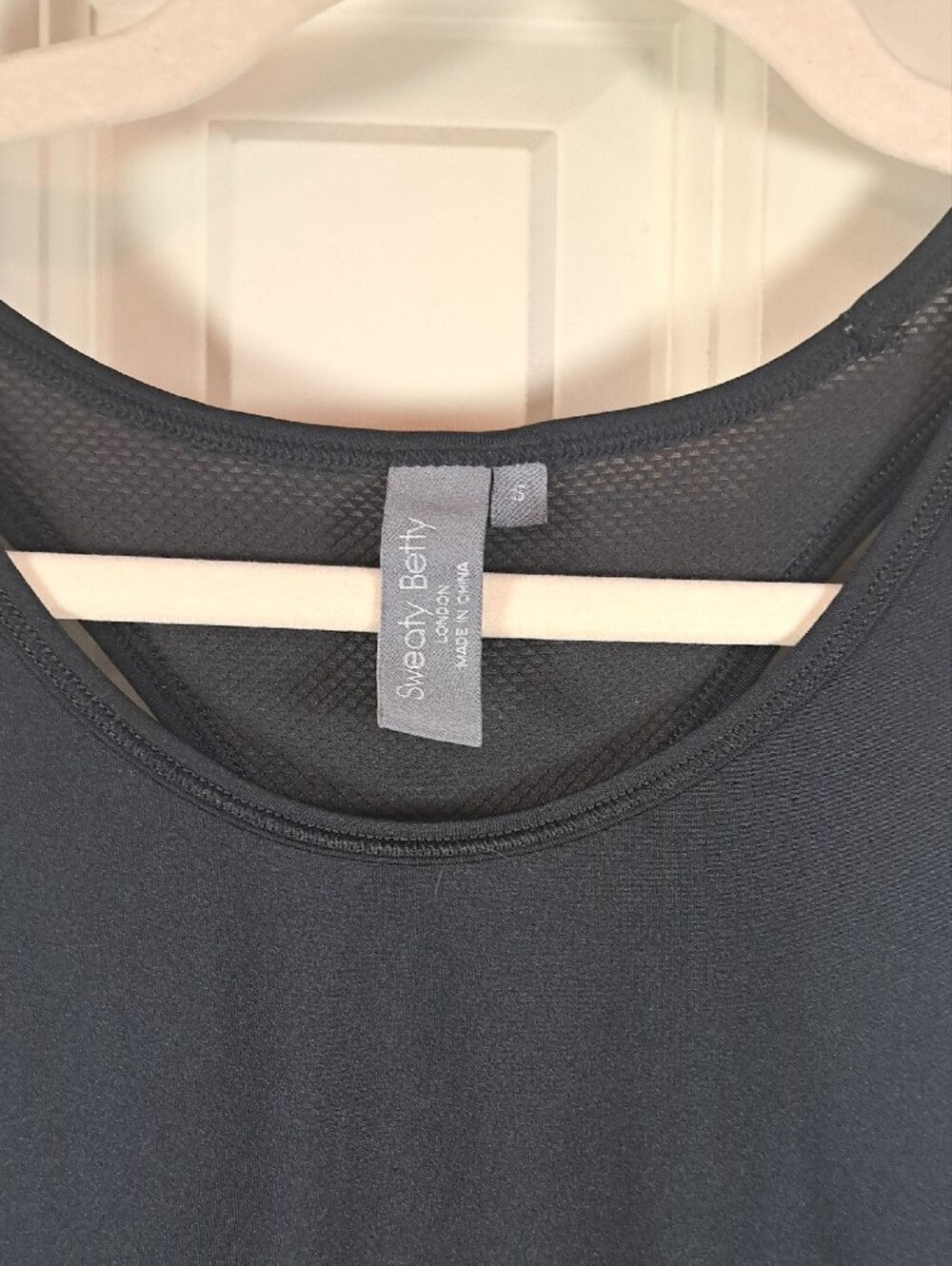 Sweaty Betty Black Mesh Racerback Tank - Picture 2 of 6